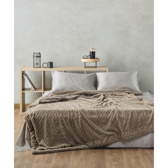 Κουβέρτα Γούνινη με Sherpa King Size Kentia Lilibeth 43...
