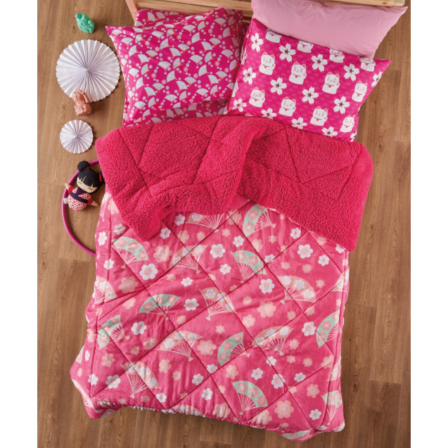 Παιδικό Κουβερτοπάπλωμα Ημίδιπλο Kentia Maneki...