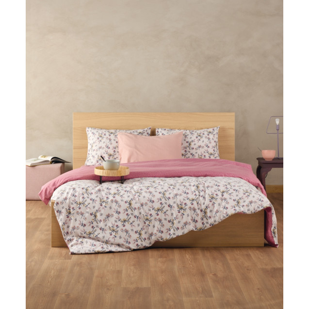 Σετ Σεντόνια Φανελένια Υπέρδιπλα 4 Τεμαχίων...