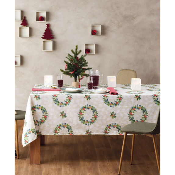 Τραπεζομάντηλο Kentia Snow 2428 135x180