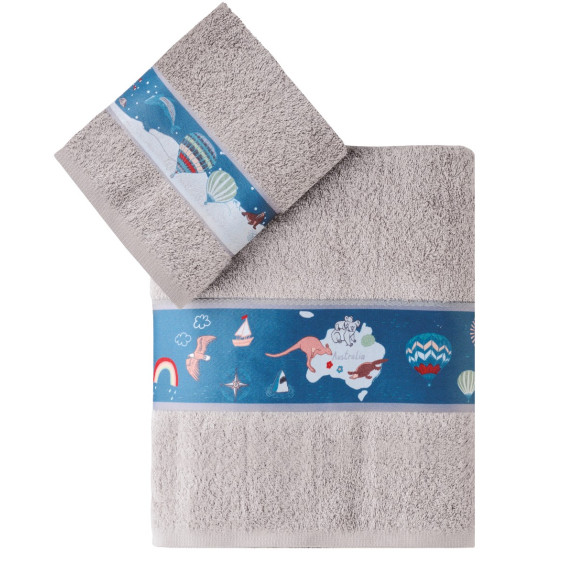 Σετ Παιδικές Πετσέτες 2 Τεμαχίων Kentia Titus 70x125