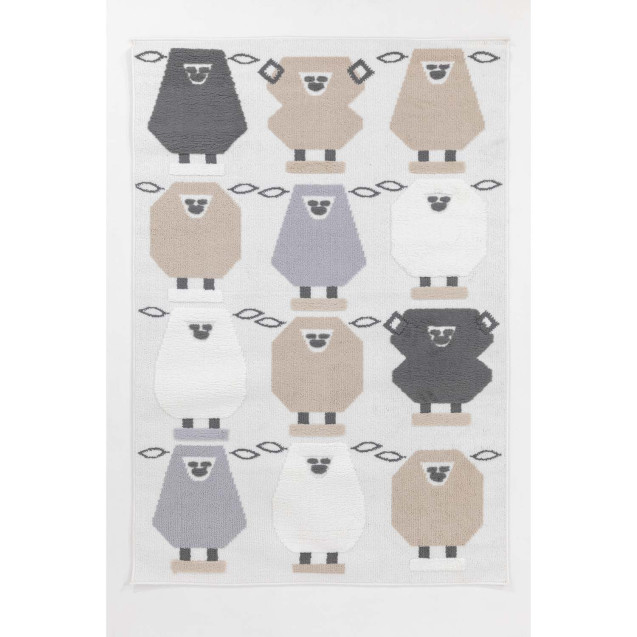 Παιδικό Χαλί Ezzo Piccolo D057A1A Cream 133x190