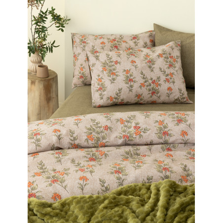 Σετ Σεντόνια Υπέρδιπλα με Λάστιχο 4 Τεμαχίων Palamaiki FL6245 170x200+30