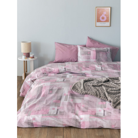 Σετ Παπλωματοθήκη Υπέρδιπλη 3 Τεμαχίων Palamaiki Fashion Life 240x250 FL6252