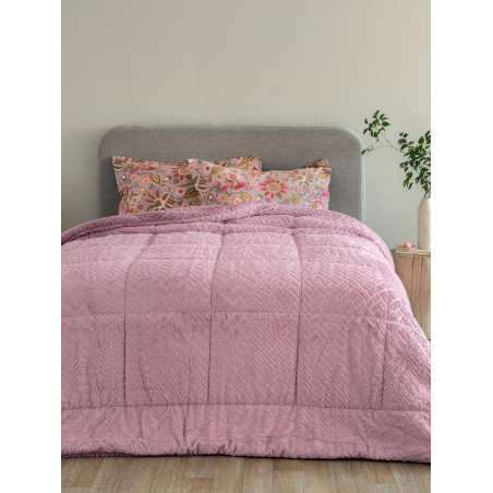 Κουβερτοπάπλωμα Υπέρδιπλο με Γούνα Sherpa Palamaiki 220x240 MOZZA MOV