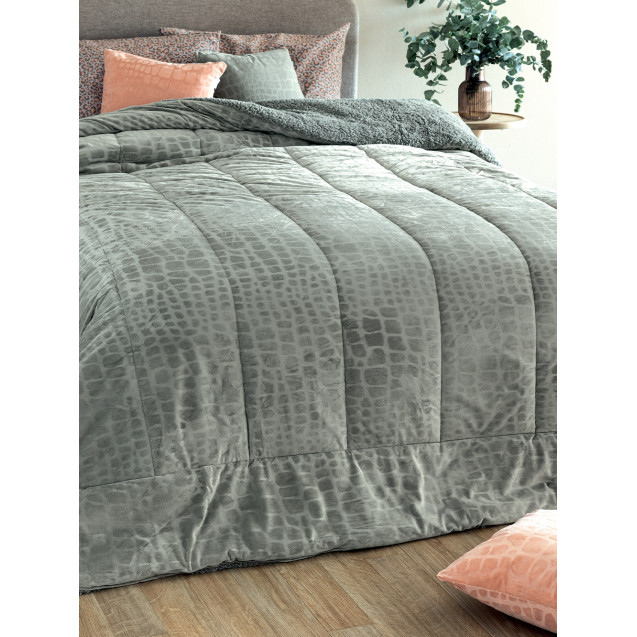 Κουβερτοπάπλωμα Υπέρδιπλο με Γούνα Sherpa...