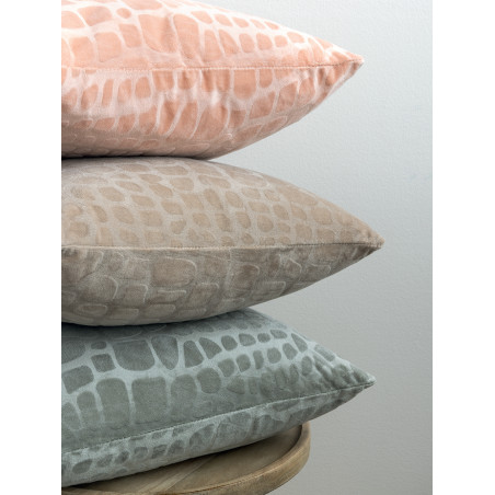 Κουβέρτα Βελουτέ Μονή Palamaiki 160x240 FLO BEIGE