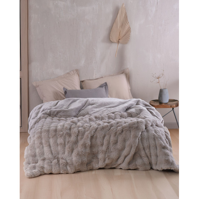 Παιδικό Κουβερτοπάπλωμα Μονό Rythmos Luxe Γκρι...