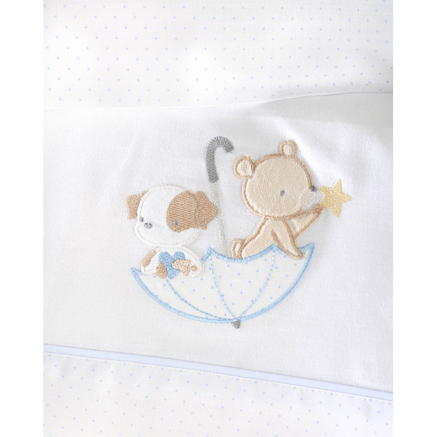 Σετ Σεντόνια Φανελένια Κούνιας 3 Τεμαχίων...