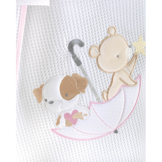 Κουβέρτα Πικέ Κούνιας Rythmos Umbrella Fight...