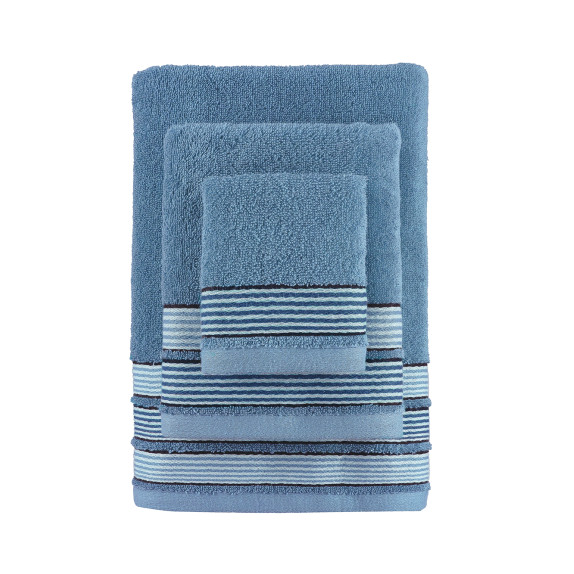 Σετ Πετσέτες 3 Τεμαχίων Palamaiki Bela Denim