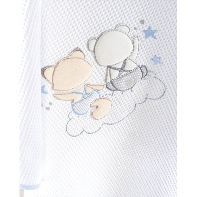 Σετ Σεντόνια Φανελένια Κούνιας 3 Τεμαχίων...