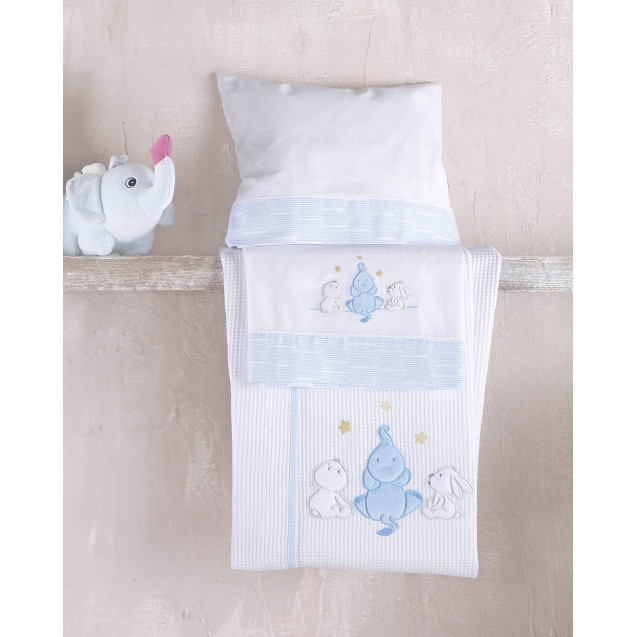 Σετ Σεντόνια Φανελένια Κούνιας 3 Τεμαχίων...