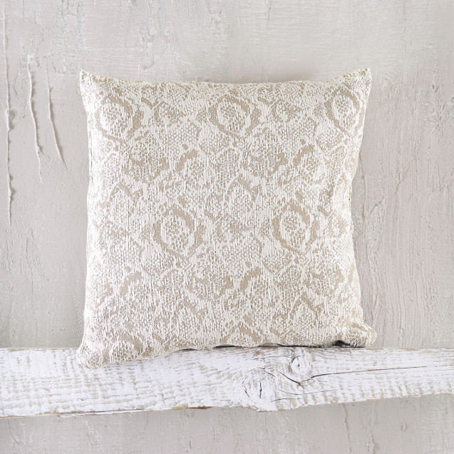 Μαξιλαροθήκη Διακόσμησης Rythmos Snake Εκρου 40x40