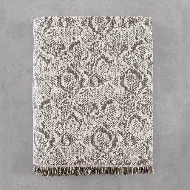 Μαξιλαροθήκη Διακόσμησης Rythmos Snake Μπεζ 40x40