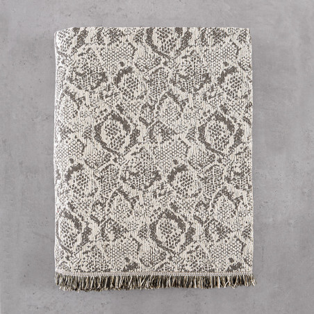 Μαξιλαροθήκη Διακόσμησης Rythmos Snake Μπεζ 40x40