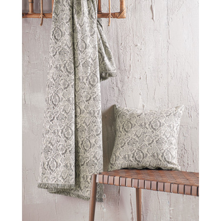 Μαξιλαροθήκη Διακόσμησης Rythmos Snake Μπεζ 40x40