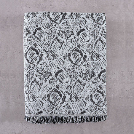 Μαξιλαροθήκη Διακόσμησης Rythmos Snake Μπεζ 40x40