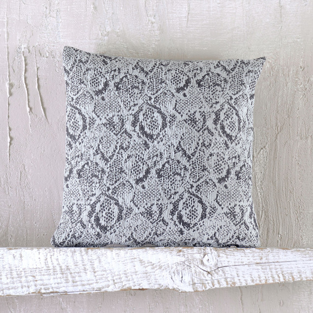 Μαξιλαροθήκη Διακόσμησης Rythmos Snake Εκρου 40x40