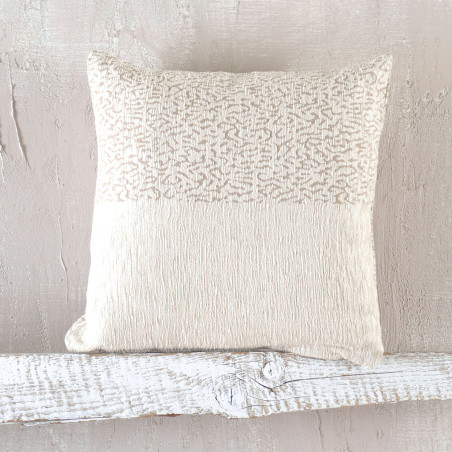 Μαξιλαροθήκη Διακόσμησης Rythmos Vivir Εκρου 40x40