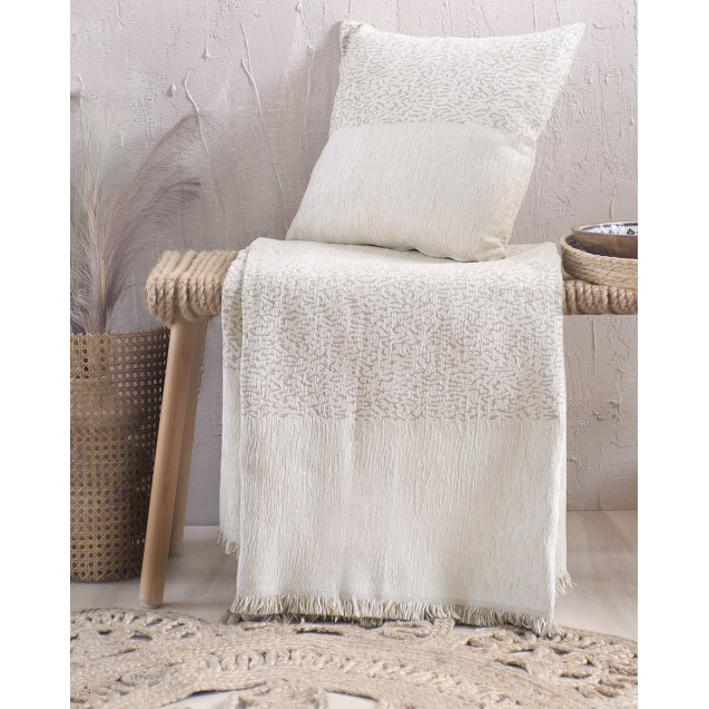 Μαξιλαροθήκη Διακόσμησης Rythmos Vivir Μπεζ 40x40