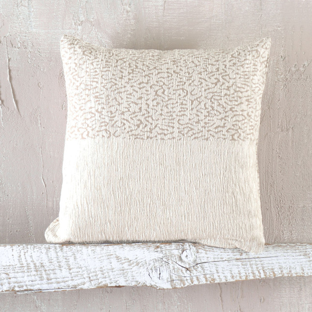 Μαξιλαροθήκη Διακόσμησης Rythmos Vivir Εκρου 40x40