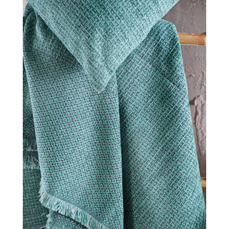 Μαξιλαροθήκη Διακόσμησης Rythmos Simplin Πετρολ 40x40