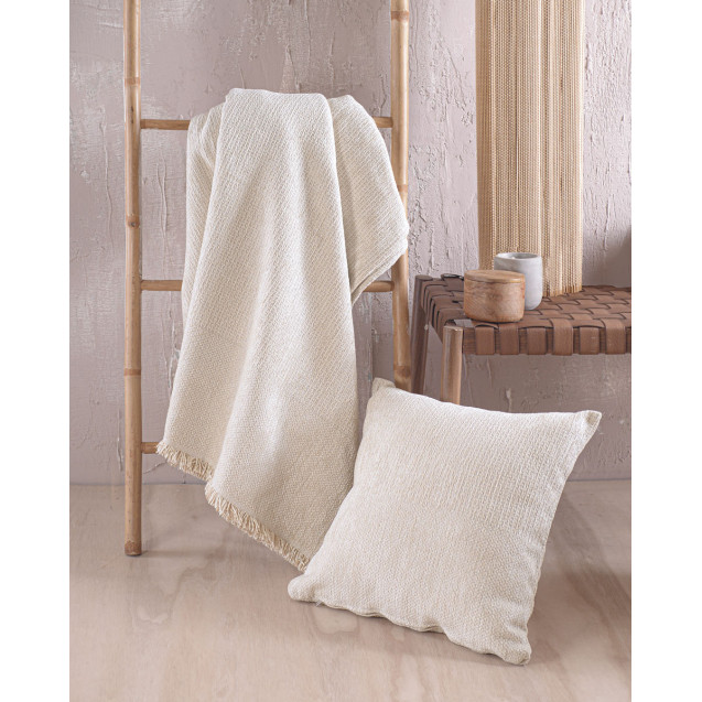 Μαξιλαροθήκη Διακόσμησης Rythmos Simplin Εκρου...