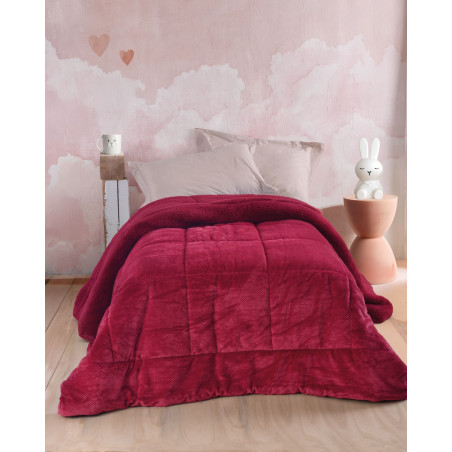 Κουβερτοπάπλωμα Υπέρδιπλο Rythmos Tilty Μπορντο Burgundy 220x240