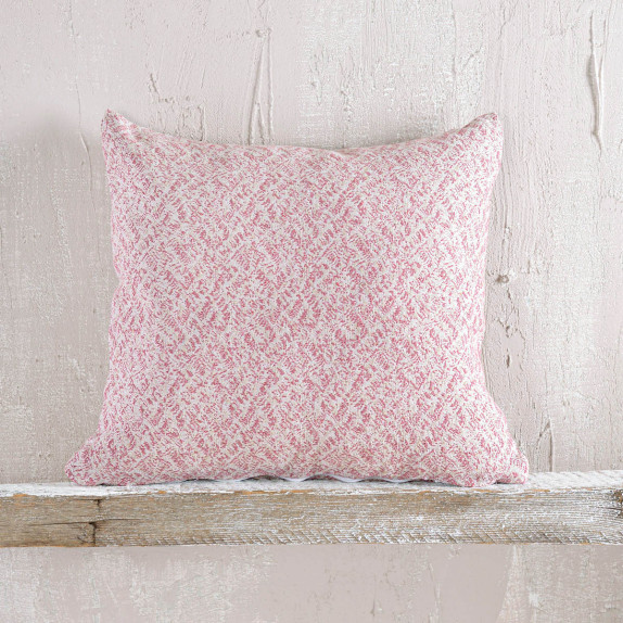 Μαξιλαροθήκη Διακόσμησης Rythmos Fabio Ροζ 40x40