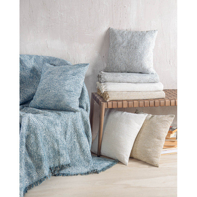 Μαξιλαροθήκη Διακόσμησης Rythmos Fidel Εκρου 40x40