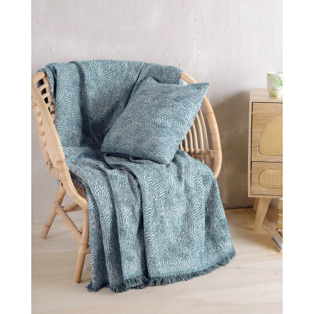 Ριχτάρι Πολυθρόνας Rythmos Fidel Μπλε 180x160