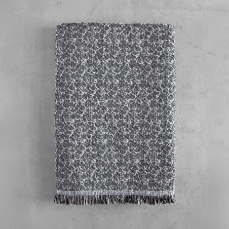 Μαξιλαροθήκη Διακόσμησης Rythmos Stefan Ανθρακι 40x40