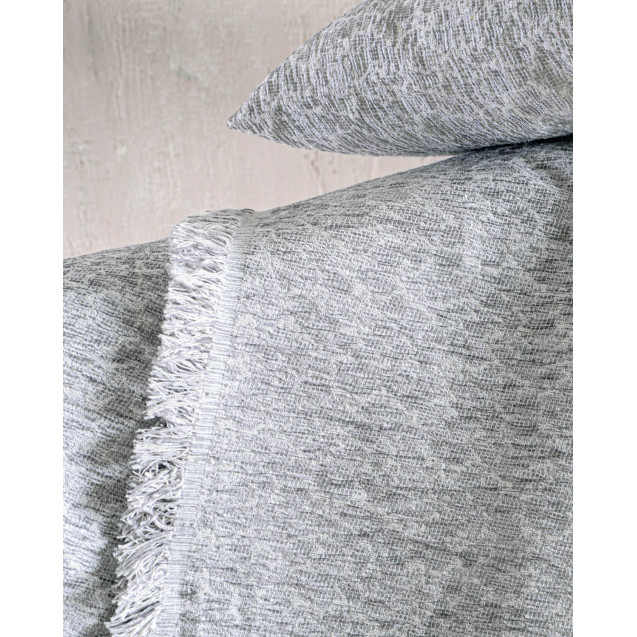 Μαξιλαροθήκη Διακόσμησης Rythmos Stefan Γκρι 40x40