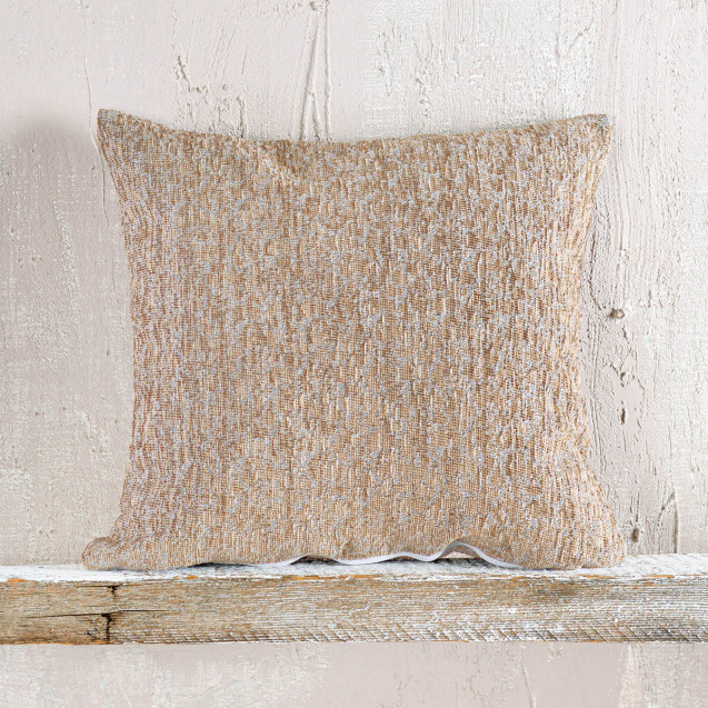 Μαξιλαροθήκη Διακόσμησης Rythmos Stefan Καφε 40x40