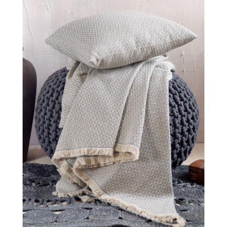 Μαξιλαροθήκη Διακόσμησης Rythmos Reeves Γκρι 40x40