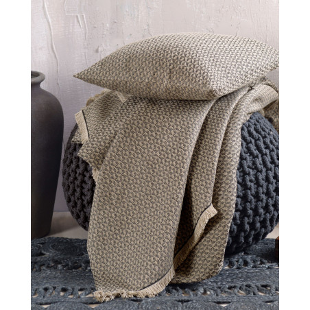 Μαξιλαροθήκη Διακόσμησης Rythmos Reeves Μπεζ 40x40