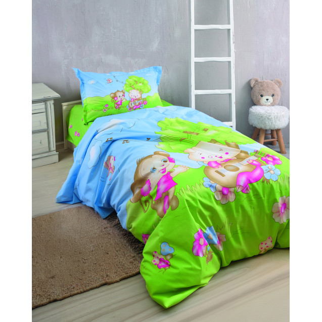 Σετ Παιδικά Σεντόνια Μονά 3 Τεμαχίων Rythmos...