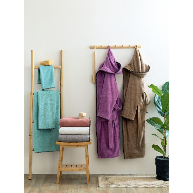 Μπουρνούζι με Κουκούλα Palamaiki Bridge Taupe...