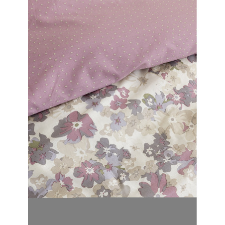 Σετ Σεντόνια Υπέρδιπλα με Λάστιχο 4 Τεμαχίων Nima Flora 160x200+32