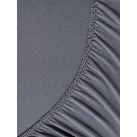 Σεντόνι Jersey Μονό με Λάστιχο Nima Tender Dark Gray 100x200+40