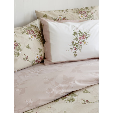 Σετ Παπλωματοθήκη Υπέρδιπλη 3 Τεμαχίων Nima Bouquet 220x240