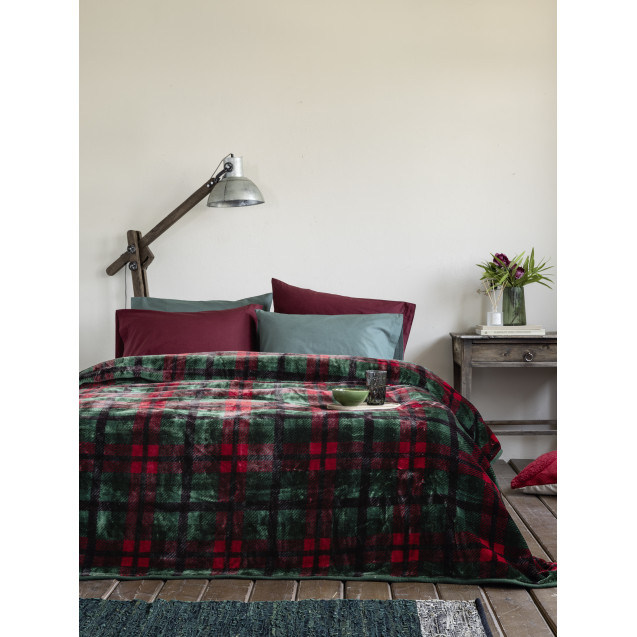 Κουβέρτα Βελουτέ Υπέρδιπλη Nima Oliver 220x240