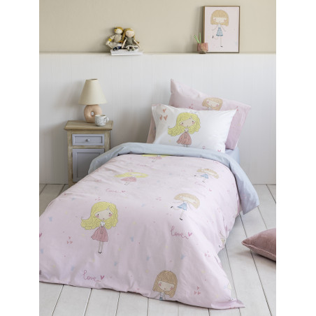 Σετ Παιδικά Σεντόνια Μονά 3 Τεμαχίων Nima Lovely 170x255