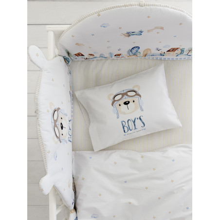 Σετ Παπλωματοθήκη Κούνιας Nima Boy's World 110x145