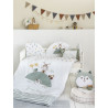 Σετ Παπλωματοθήκη Κούνιας Nima Farm Baby 110x145