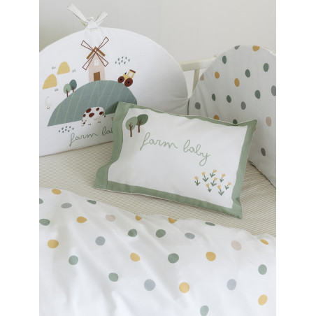 Σετ Παπλωματοθήκη Κούνιας Nima Farm Baby 110x145