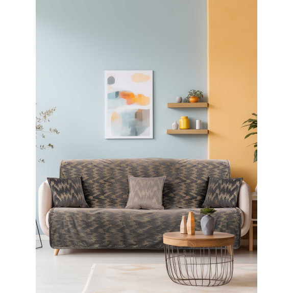 Ριχτάρι Τετραθέσιου Madi Canyon Dark Grey 180x340