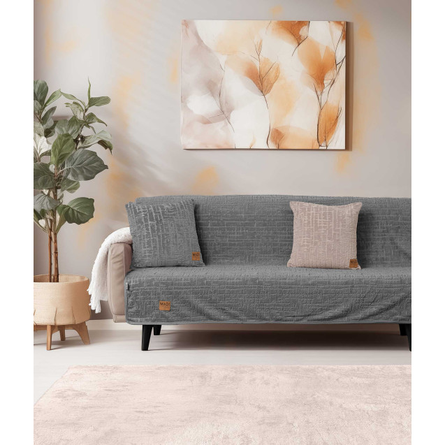 Ριχτάρι Πολυθρόνας Madi Savanna Grey 180x180