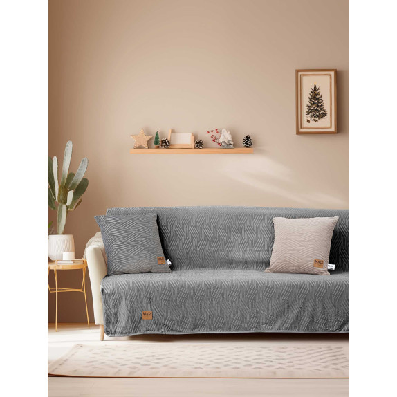 Ριχτάρι Τριθέσιου Madi Desert Grey 180x300